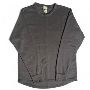 Vintage 90s REI Made in USA Charcoal Midweight Base Layer Gorpcore Long sleeve